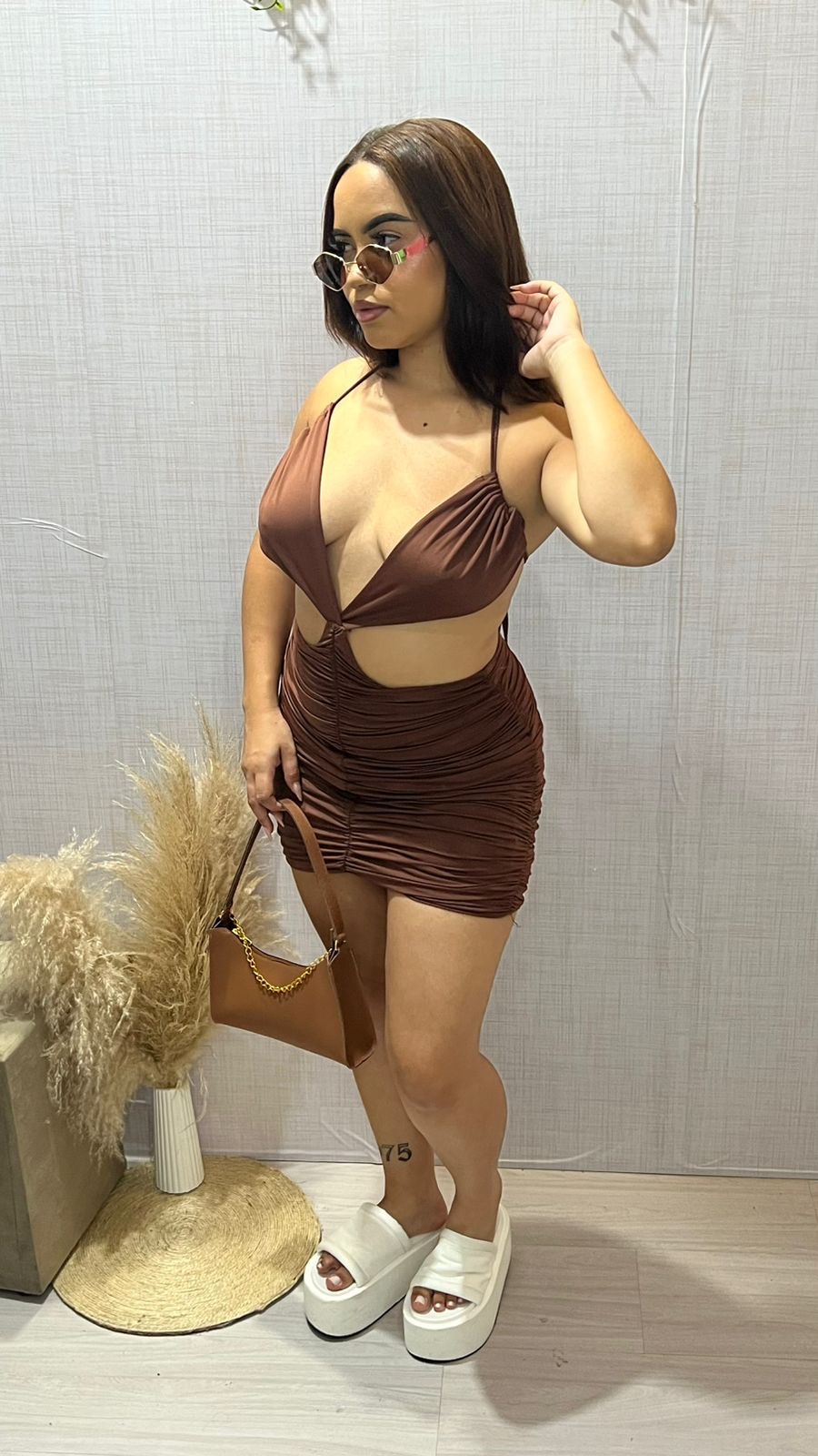 Vestido chicle